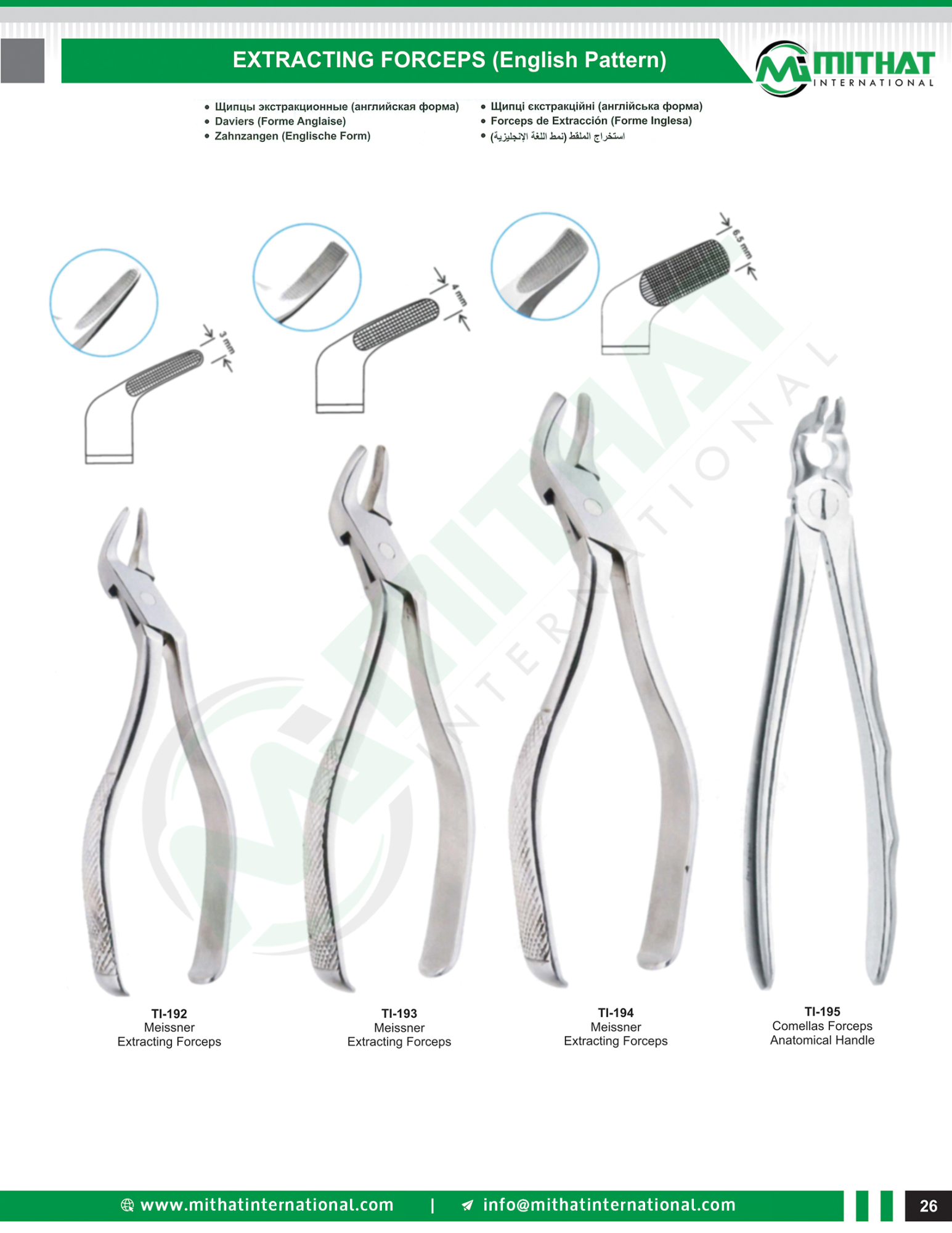 Extracting Forceps
